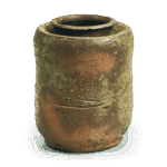 备前茶入 铭 柴之户