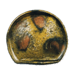 备前半月形平鉢