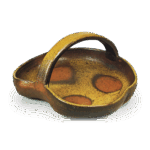 备前半月形手鉢