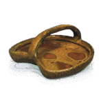 备前半月形手鉢