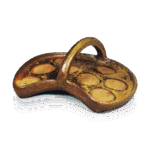 备前半月形手鉢