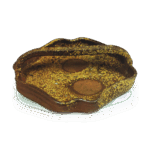 备前四方入隅手鉢