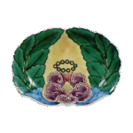 色锅岛彩绘牡丹纹盘