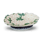 色锅岛彩绘樱花纹盘