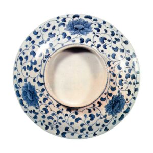 锅岛色绘秋草纹盘