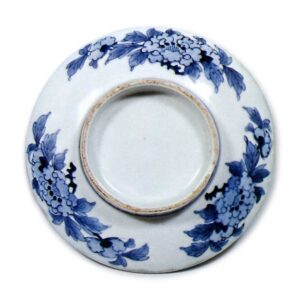 锅岛青瓷染付鹤纹盘