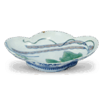 锅岛色绘藤豆纹盘