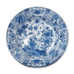 染付花鸟纹大盘