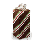 色绘斜线纹角形酒壶