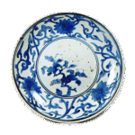 青花栗树纹大碗