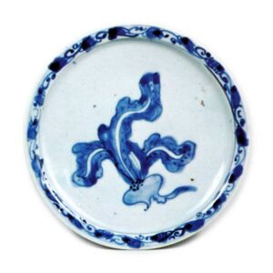 青花蕪文盘