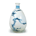 青花松梅纹大酒壶