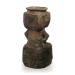 伊贺耳付花器 铭圣