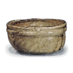 伊贺沓茶碗 铭：舍石