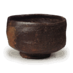 信乐茶碗 铭初时雨