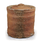 信乐矢筈口水指