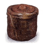 信乐矢筈口水指