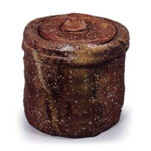 信乐矢筈口水指