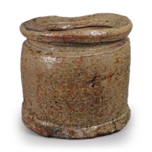 信乐矢筈口水指