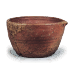 信乐片口形水指