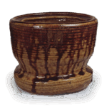 丹波水指 铭苔清水