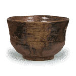 丹波茶碗 铭雪间草