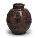 丹波茶入 铭春雨