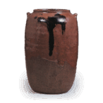 丹波耳付茶入 铭立花