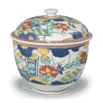 色绘牡丹纹深碗