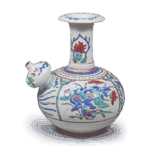 彩绘布袋浮纹水注