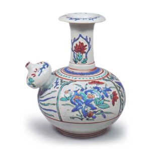 彩绘石榴凤凰纹水注