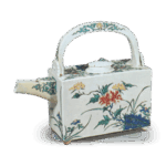 彩绘牡丹纹酒壶