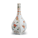 色绘梅菊纹德利