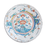 彩绘牡丹梅纹盘