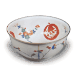 彩绘花鸟团龙纹碗