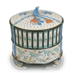 色绘虫笼形食笼