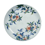 锅岛色绘石榴纹盘