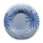 锅岛染付花纹盘