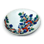 锅岛色绘蔷薇纹盘