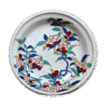 锅岛色绘花石榴纹盘