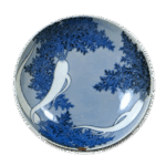 锅岛青花胡萝卜纹盘