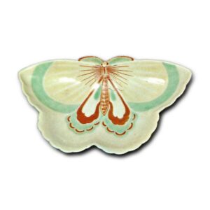 锅岛彩绘蝶形盘