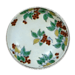 锅岛色绘千两纹盘