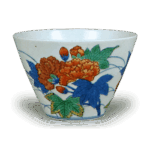 锅岛彩绘芙蓉纹小碗