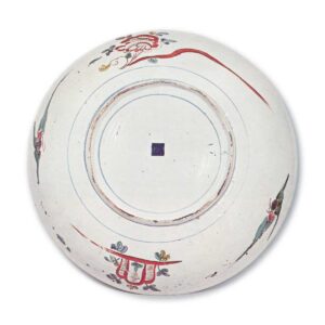 古九谷色绘唐子游文大盘