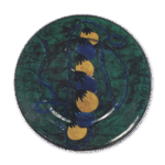 古九谷彩绘茄子纹大盘