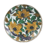 古九谷色绘牡丹纹大盘