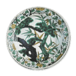 古九谷色绘松竹纹大盘