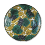 古九谷色绘瓜纹大盘