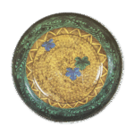 古九谷色绘蔦叶纹大盘